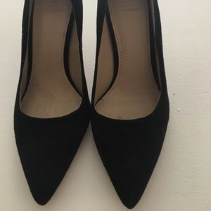 Tory Burch suede black heels